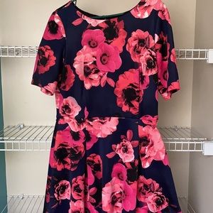 Jessica Howard Spring Floral A-line dress